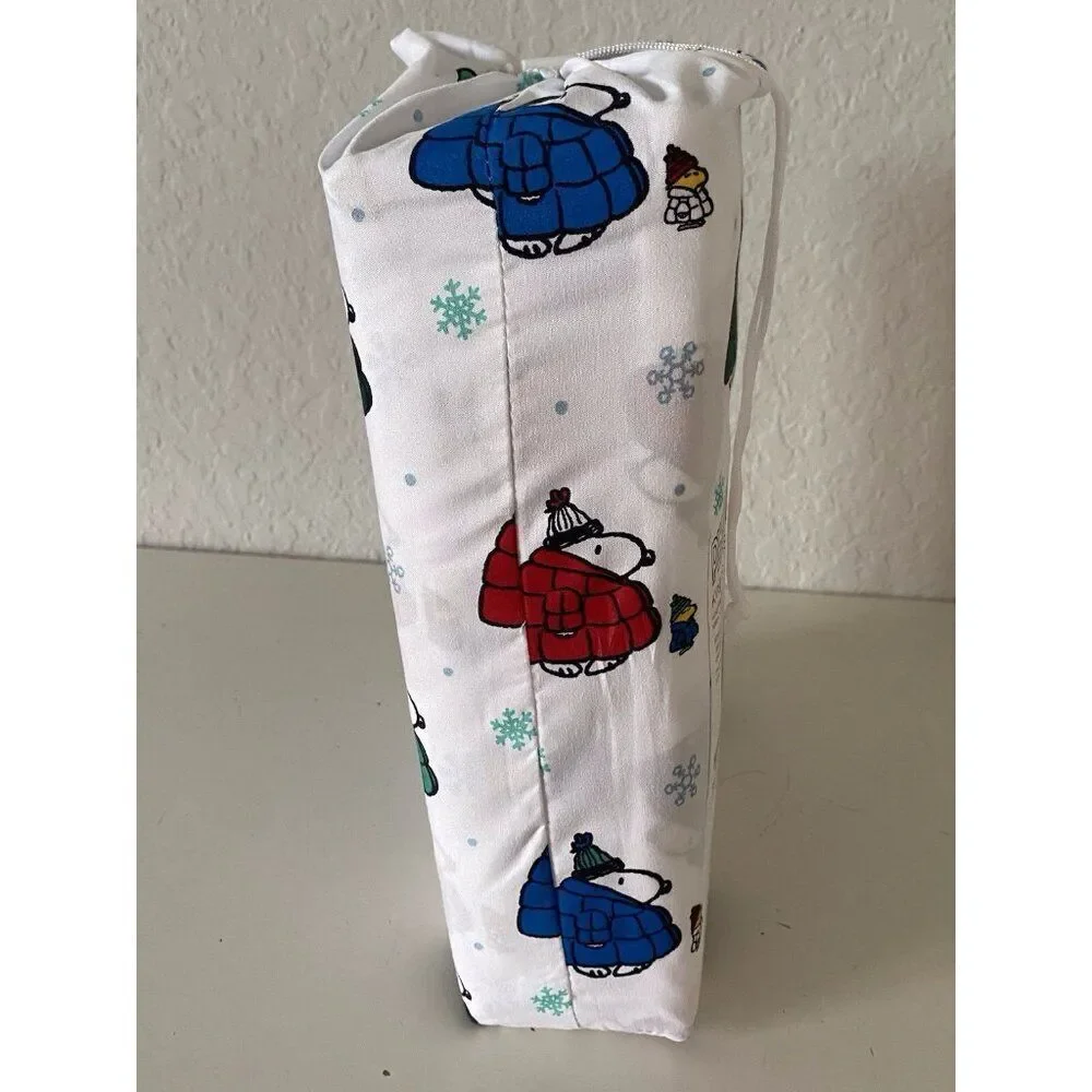Peanuts Snoopy Puffy Puffer Coat Jacket Sheet‎ Set KING SIZE Multicolor Soft NEW